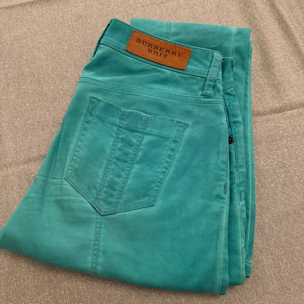 Burberry Women's Aqua Skinny Jeans